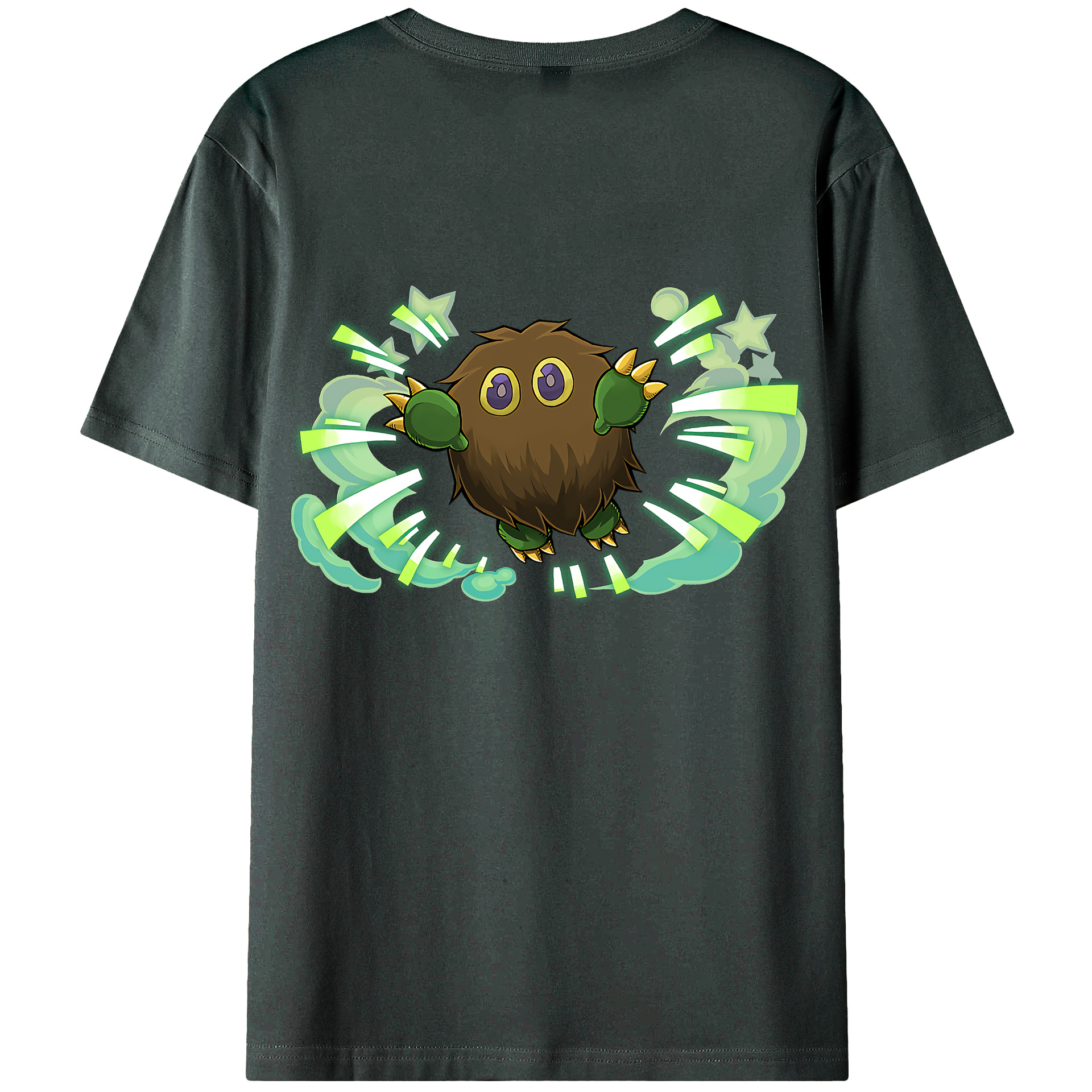 （画像用） 遊☆戯☆王 Yu-Gi-Oh! 綿100％ メンズ半袖Tシャツ（バックプリント） 通気性